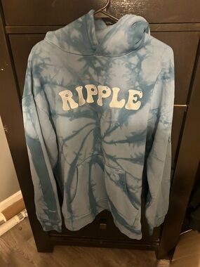 Ripple Tie-Dye Blue Hoodie - Ripple Very heavy nice seeatshirt